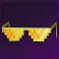 ドットサングラス(イエロー).png